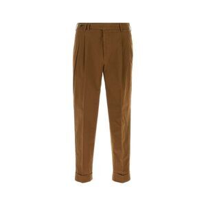 Pt Torino Men Caramel Stretch Cotton Style Pant